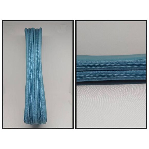 Mundi Women's Aquamarine Double Zip Clutch Wallet - Picture 2 of 11